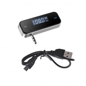 Adaptateur audio auxiliaire 3,5 mm pour appareils AndroidOS &Eacute;metteur MP3 Music AudioFM - Neuf