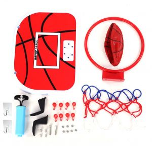 Panier De Netball A Suspension Reglable, Plaque De Basket-Ball Pour Enfants, Crochet En Plastique Adhesif - Neuf