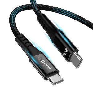 Cable USB C, Chargeur Samsung [1M/Lot de 2] Câble USB C Charge Rapide 3A Fil Chargeur Type C Tressé Cable USB vers USB C pour Samsung Galaxy S21 S22 S23 S20 S8 A14 A20e A21s A34 A52 A53 A54,Google Pix - Neuf