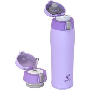 Gourde Isotherme, 350ml/500ml/750ml Bouteille Isotherme, Gourde Enfant En Acier Inox 18/8, Gourde Sport Anti-Fuite, Mug Isotherme Sans Bpa Pour Sport, Extérieur Et Quotidien - Neuf