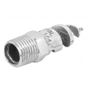 Buse spirale à filetage mâle en acier inoxydable 316L Accessoire d'arrosage anti-colmatage (G1/4 DN8) - Neuf