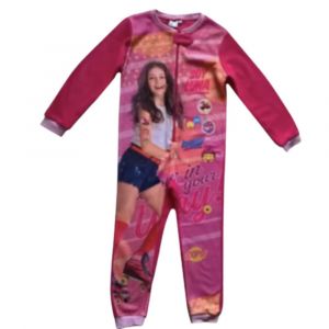 Pyjama Polaire Grenouill&egrave;re Soy Luna (Taille 4 Ans,Couleur Rose) - Neuf