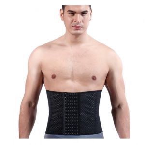 Abdomen Shaper De Compression Ceinture Ventre De Bière Plus Mince Ventre Wrap Séance D'entraînement De La Bande Noire À L'arrière De Soutien - Neuf