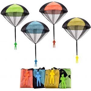 Jouet de parachute, lancer &agrave; la main Jouets pour hommes de l'arm&eacute;e pour les enfants, jouet d'ext&eacute;rieur - Neuf
