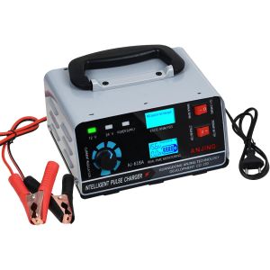 MEVRONISSHOP-Chargeurs de Batterie, Chargeur de Batterie de Voiture 400W 22A 12V / 24V Chargeur de Batterie de Voiture Voiture Enti&egrave;rement Automatique Intelligent Convient aux Voitures Motos Voitures - Neuf