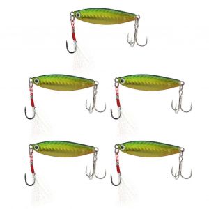 20245pcs 20g Vib Appât De Pêche En Métal Vib Leurre De Pêche Dur Artificiel Leurre Faux Appât Vert - Neuf