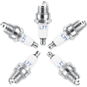 MEVRONISSHOP-Lot de 5 Bougie d'allumage L7T pour NGK BPMR7A et Bo-sch WSR6F WSR5F et Plus de Bougies Allumag, Tron&ccedil;onneuse Tondeuse &agrave; gazon Petit Moteur Accessoire Pi&egrave;ces - Neuf