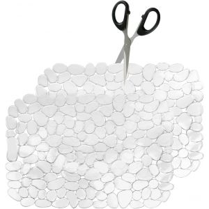 Kalanka-Lot De 2 Tapis D'&eacute;vier, En Pvc, 40 X 30 Cm, Antid&eacute;rapants, D&eacute;coupables, Tapis De Protection Pour Vaisselle, Verres Et L&eacute;gumes, &Eacute;gouttoir Avec Design &Agrave; Corps Creux Pour &Eacute;vier De Cuisine - Neuf