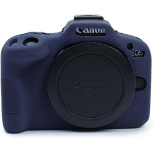 CHECARZHN--NO1-Coque De Protection En Silicone Souple Pour Appareil Photo Reflex Numérique Canon Eos R50/Eosr50 - Anti-Rayures - Coque De Transport Fine En Caoutchouc Souple - Bleu - Neuf