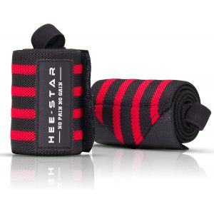 Protege Poignet No Pain No Gain-Sangle Poignet Musculation-Pour Crossfit,Powerlifting,Gymnastique,Halterophilie-Wrist Wraps-Bande Poignet Musculation Pour Homme Et Femme-60 Cm.[K632] - Neuf