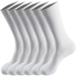 Chaussettes Décontractées Respirantes Col Rond Chaussettes Hommes Coton Petites Chaussettes Femmes 6 Paires - Neuf