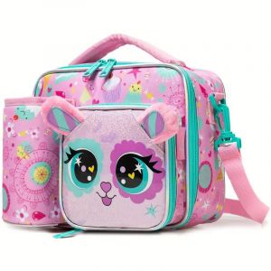 Sac &agrave; Dos Chat Mignon Enfant &ndash; Rose Clair, L&eacute;ger, &Eacute;cole, Camping, Voyage - Neuf