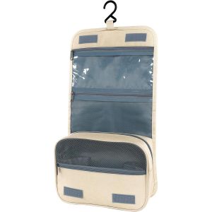 KALANKA-Trousse de Toilette, Pliable Grande Trousse de Toilette Voyage pour Hommes et Femmes,Multifonction Imperméable Sac Cosmétique Organisateur de Voyage avec Crochets - Neuf