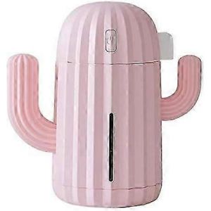Mini humidificateur Humidificateurs de pi&egrave;ce unique avec veilleuse Humidificateur d'air de cactus portable pour le yoga,le bureau,le spa,la chambre &agrave; coucherChambre de b&eacute;b&eacute;Diffuseur de gel de silic - Neuf