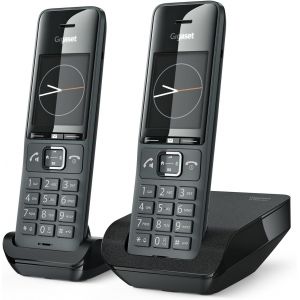 Comfort 520 Duo - 2 T&eacute;l&eacute;phones Dect Sans Fil - Design &Eacute;l&eacute;gant - Qualit&eacute; Audio Sup&eacute;rieure - Blocage D'Appels - R&eacute;pertoire Jusqu`&Agrave; 200 Contacts - Gris [Version Fran&ccedil;aise] - Neuf