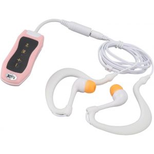 Acdsgd-Lecteur Mp3 &Eacute;tanche Pour La Natation, Lecteur De Musique &Eacute;tanche Ipx8 Avec &Eacute;couteurs &Eacute;tanches, Rechargeable, Pour La Natation, La Plong&eacute;e Et La Course &Agrave; Pied (Rouge Clair) - Neuf