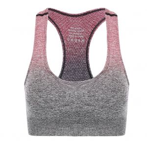 Soutien-Gorge De Sport Rembourre, Extensible, Respirant Et Resistant Aux Chocs Pour Femme (Rouge-S/M) - Neuf