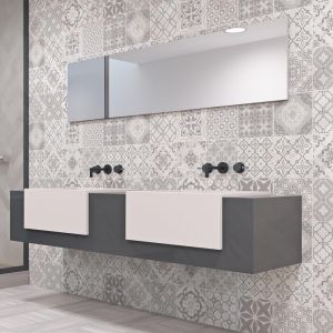 Sjzg-- Autocollants Carrelage Salle De Bain Et Cuisine 12 Pcs 15x15 Cm - Ps00237 D&eacute;coration Murale En Carrelage Mosa&iuml;que Pvc Imperm&eacute;able Style Carreaux De Ciment Azulejos - Neuf