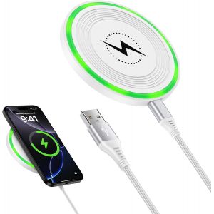 Google Wireless Charger Fast Induction Charger,15w Fast Inductive Charging Station For Google Pixel 9/8/7/6,Samsung Galaxy S25 Ultra S24/S23/S22/S21,Wireless Mobile Phone For Iphone - Neuf