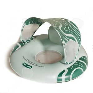 C Anneau de natation 71x79x62cm bou&eacute;e de natation gonflable avec parasol amovible bou&eacute;e si&egrave;ge piscine pour gar&ccedil;ons filles 1 &agrave; 6 ans - Neuf