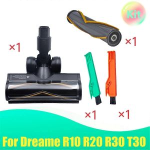 Brosse &agrave; sol &eacute;lectrique pour aspirateur + brosse &agrave; rouleau avec &eacute;clairage LED pour poussi&egrave;re pour R10 R20 R30 T30 - Neuf
