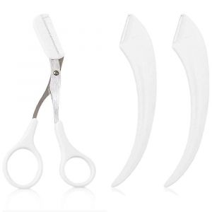 1 Ensemble De Ciseaux À Sourcils Avec Peigne À Sourcils. - Neuf