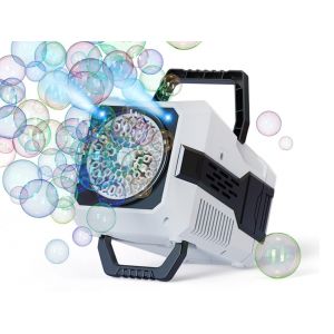 Machine &Agrave; Bulles Automatique Avec Lumi&egrave;res Rgb Et Options Rechargeables - Neuf