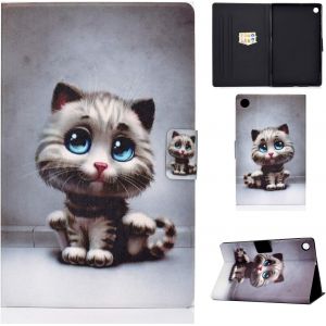 Kal-&Eacute;tui Coque Pour Samsung Galaxy Tab A8 10,5 Pouces 2022 2021 Sm-X200/ X205/ X207 Housse &Eacute;tui De Protection Avec Veille/R&eacute;veil Automatique Pour Samsung Galaxy Tab A8 2022/2021, Chat Paresseux - Neuf