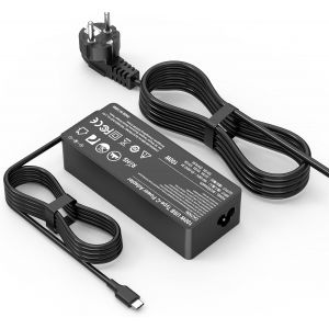 LORANKA-Chargeur USB C 100W Compatible avec Macb OOK Pro/Air Lenovo Thinkpad/Yoga HP Spectre Huawei Matebook Pro Xiaomi Air Dell ASUS Acer Universel Type-C Ordinateur Portable Adaptateur - Neuf