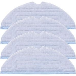 Chiffon Pour Roborock S8, 4 Pièces Serpillière Lavables Pour Aspirateur Roborock S7 Maxv Ultra S8+ S7 S7 Maxv Plus S7+ S7 Pro Ultra, Accessoires D'Aspirateur Réutilisables De Recha[SSE7113176] - Neuf