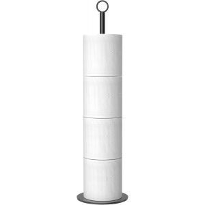 Rouleaux de Toilette Stand de Rangement: Porte-Rouleau de Toilette Posturier Libre-Support de Papier Toilette en Acier Inoxydable pour la Salle de Bain Titulaire de 4-6 Rouleaux - Neuf