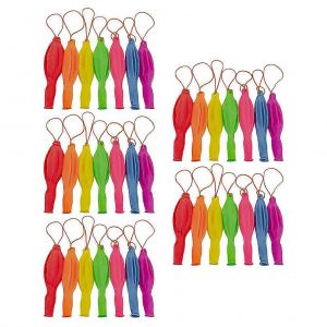 50pcs Latex Punch Ballons Gonflables Jouets, Partie Sac de Comblement pour les Anniversaires, le Plaisir d'Int&eacute;rieur Jeux de plein air, Couleurs Assorties - Neuf