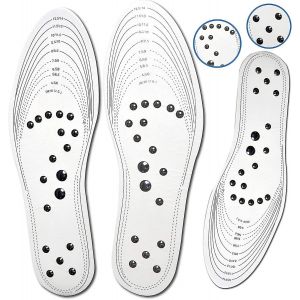 Semelles De Massage Magnétique D'acupression Pour Hommes / Femmes,Masseur De Pieds Chaussure-Coussinet Thérapie Du Pied Réflexologie Soulagement De La Douleur Inserts De Chaussures,Semelle Intérieure - Neuf