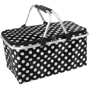 Panier Pique-Nique Glaci&egrave;Re Portable Pliable Tissu Oxford Capacit&eacute; Camping Isulate Danding Sac - Neuf