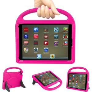 LORANKA-Coque pour iPad 9,7"" 2018/2017 iPad 6e/5e g&eacute;n&eacute;ration - Housse l&eacute;g&egrave;re Antichoc pour iPad avec poign&eacute;e et b&eacute;quille pour Tablette iPad Air/iPad Air 2/iPad Pro 9,7"" - Rose - Neuf