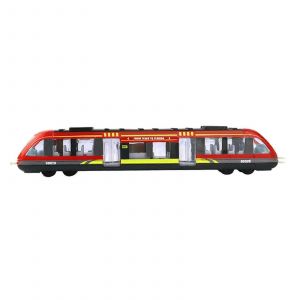 High-Speed Rail Model Alloy Die Cast Model Children Toys Mini Car Toy Red - Neuf