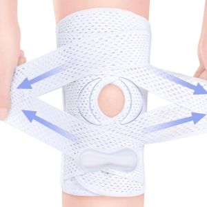 Genouillère Pour Femmes/Hommes,Genouillère Sport Avec Coussinets En Gel Rotulien Et Stabilisateurs Latéraux,Genouillère De Genou Pour La Course,Les Déchirures Du Ménisque,L'arthrite - Neuf