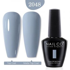 Nailco Vernis À Ongles Gel 15ml Rouge Rose Couleur Gel Vernis À Tremper Longue Durée Uv Vernis Gel Nu Lakiery Hybrydowe Laque Vernis.2048. - Neuf