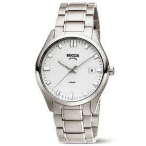 Mens Watch Boccia 3669-03, Quartz, 39mm, 10atm - Neuf