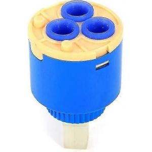 Cartouche De Robinet M&eacute;langeur Cartouche De Disque En C&eacute;ramique De 35 Mm Cartouche En C&eacute;ramique M&eacute;langeur D'eau Robinet De Commande Int&eacute;rieure Robinet Pp Plastique Pratique (35mm)Bleu 1pcs - Neuf