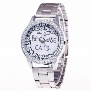 Zhoulianfa Trendy Hommes Femmes Incrustation Strass Lettrage Analogique Diaplay Quartz Montre Montre-Bracelet - Neuf