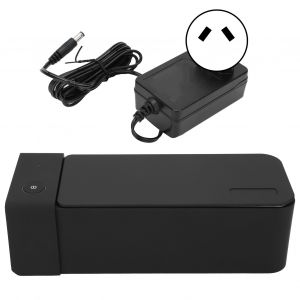 XYONG Machine a laver les bijoux, nettoyeur a ultrasons noir 50 kHz pour lunettes MK186 600 ml, prise 15 WAU, AC 220 V - Neuf