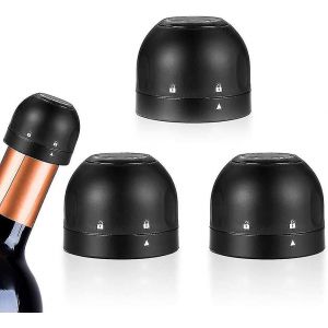 Lot De 3 Joints En Silicone Pour Bouchon De Bouteille De Vin - Neuf