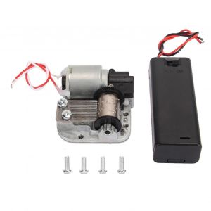 Mouvement musical &agrave; remontage 18 notes alliage acrylique montage facile Mouvement de bo&icirc;te &agrave; musique aliment&eacute; par batterie pour le remplacement de bricolage - Neuf