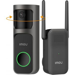 Db2S Sonnette Vidéo 2K(3Mp) Avec Chime, Extérieur Avec Caméra, Vision Nocturne Couleur 5M, Détection De Personne Ai, Caméra À 30 ° Pan, Audio Bidirectionnel,Sd Local - Neuf