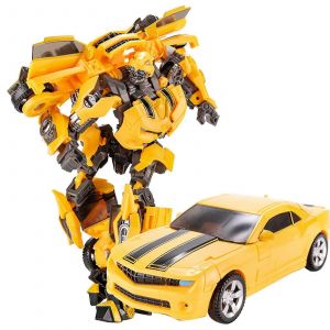 Figurine articul&eacute;e en alliage pour gar&ccedil;on, mod&egrave;le r&eacute;duit de char, cadeau pour enfant, Bumblebee, 20 cm-Blanc - Neuf