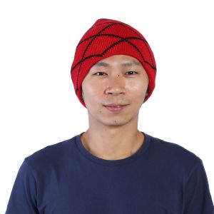 Bonnet Tricote Elegant Pour Homme Et Femme, Ample Et Decontracte, Pour L'hiver Et L'automne, Rouge - Neuf