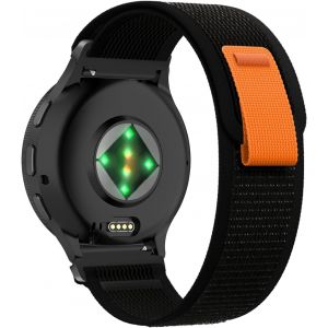 Kalanka-22mm Bracelet Pour Garmin Venu 3/Venu 2/Vivoactive 4, Nylon Bracelet Pour Garmin Forerunner 265/Forerunner 255/255 Music, Noir - Neuf