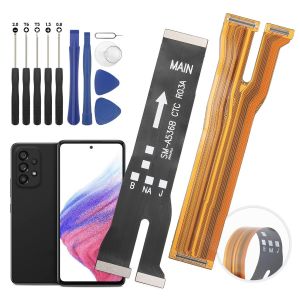 LCD Screen Motherboard Flex Cable for Samsung Galaxy A53 5G SM-A536B Motherboard Charging LCD Flexible Cable Replacement for Connecting Motherboard,with Tools - Neuf