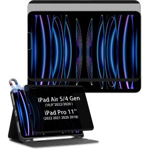 Amovible Magn&eacute;tique Protecteur D'&Eacute;cran Anti-Espion pour iPad Air 10,9"" 5th/4th (2022/2020)/iPad Pro 11"" 4th/3th/2nd/1st (2022-2018), Filtre de Confidentialit&eacute;, Anti-Spy Film de Protection Mat - Neuf